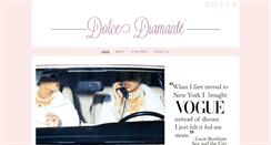 Desktop Screenshot of dolcediamantedolce.com