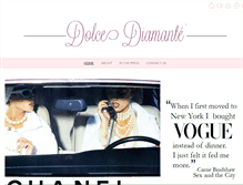 Tablet Screenshot of dolcediamantedolce.com